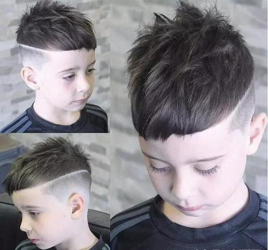 13岁男孩发型图片大全短发小男孩 13岁男孩发型图片帅气潮流儿童2023