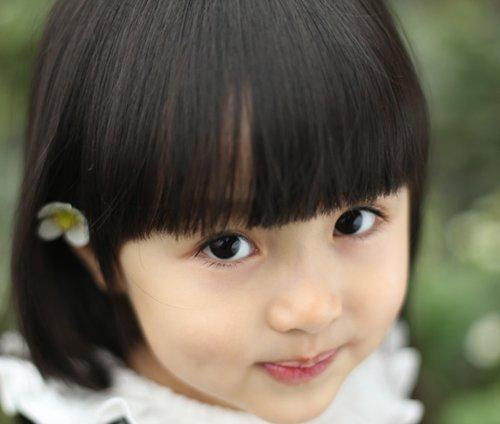 小女孩平刘海发型图片 小女孩刘海发型