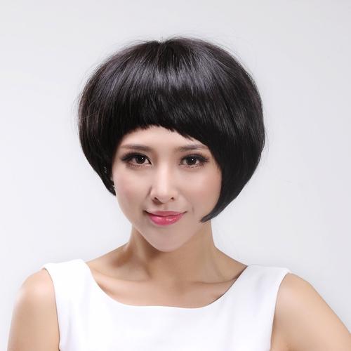蘑菇发型图片女短发烫发 蘑菇发型图片女短发