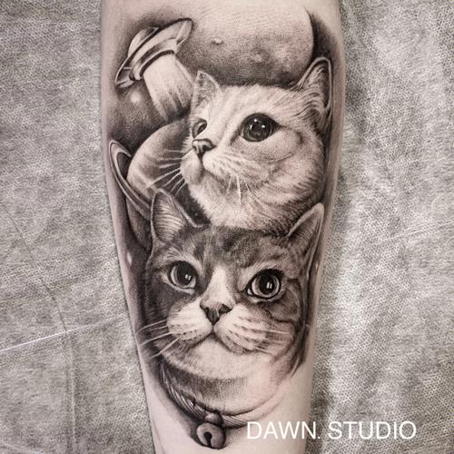 猫纹身图片 猫纹身图片大全