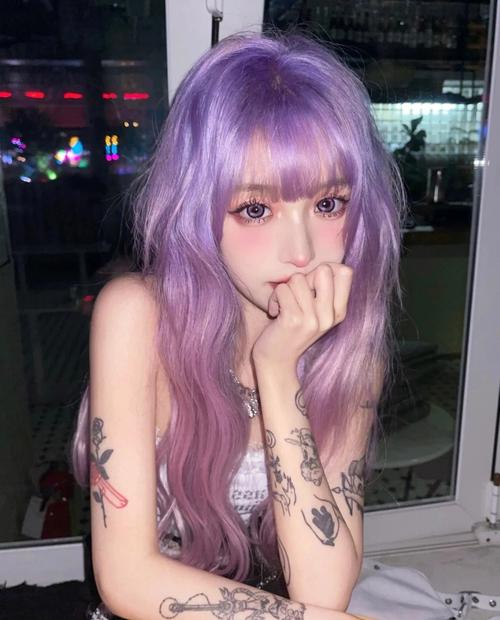 紫罗兰发色的图片 紫罗兰发色的图片欣赏
